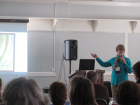Carole MacRury at Haiku Canada 2016 conference