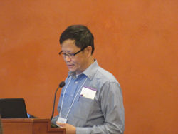 John Zheng at African American Haiku panel at HNA17