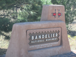 Bandelier monument entrance