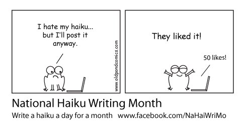 Write a haiku a day in February to celebrate National Haiku Writing Month (NaHaiWriMo).